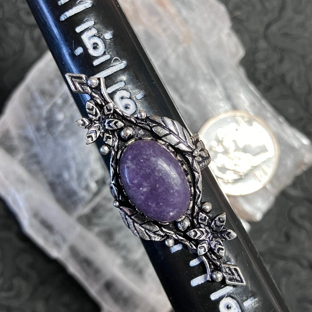 Lepidolite Fantasy Styled Ring - image 2